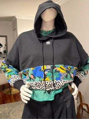 Adidas Her studio crop hoodie